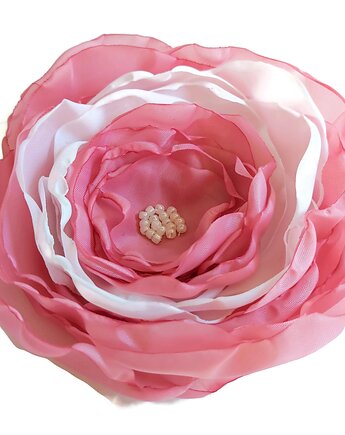 Pudrowy róż z białym 10cm, Made by Joan