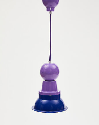 Fern Flower Lamp Ultramarine & Lilac, DINGFLUX by Asia Piaścik