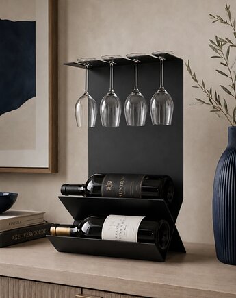 Stojak na wino Rosso II, Vavum Furniture