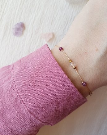 Bransoletka Znaki Zodiaku - Lew, Szmaragdowa Polana
