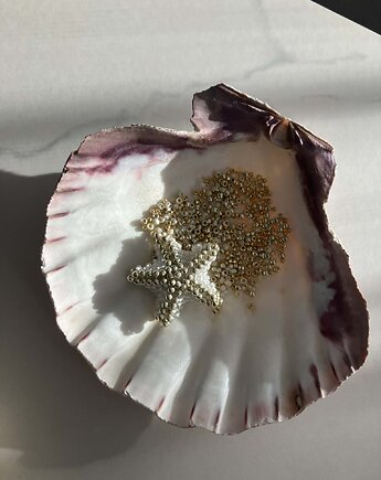 Rzogwiada Koraliki Perły Naturalne Naszyjnik, STUDIO AURA