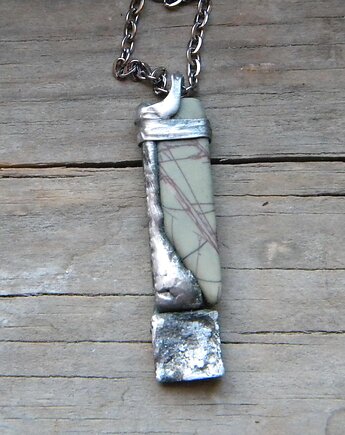 Jaspis picasso  - naszyjnik, Beata Trotter