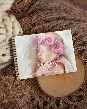 Album ze zdjęciem dziecka prezent  dla dziewczynki narodziny, chrzest,, LOO LOO DREAM