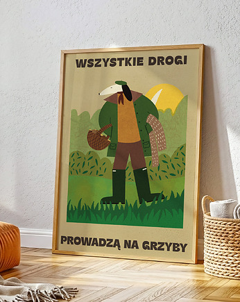 Plakat Grzyby, MUKI design