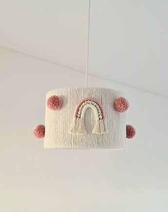 Lampa sufitowa do pokoju dziewczynki "Pink Rainbows", Marmys Felt Studio