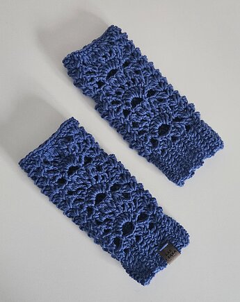 Mitenki retro z wełny