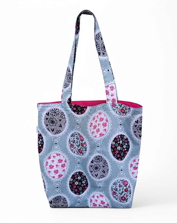 Torba na zakupy shopperka eko siatka torba na ramię shopper lusterka, Uszyciuch