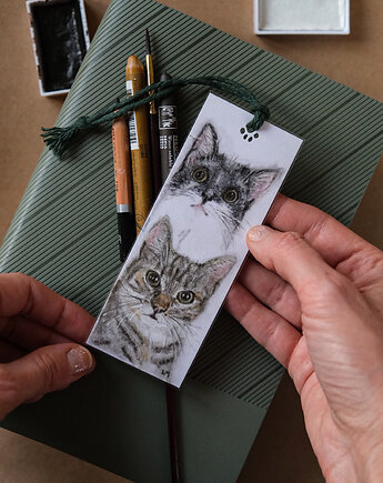 Personalizowana zakładka do książki z portretem malowanym ze zdjęcia, Z SZUFLAD UMYSŁU