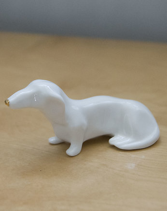 Porcelanowy jamniczek, imkadesign