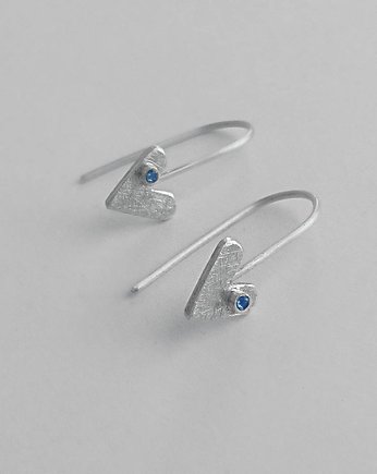 Kolczyki srebrne SERDUSZKO, Katarzyna Kaminska ART