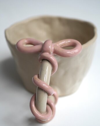 Kubek kokardy kokardki wstążki 350 ml, rel ceramic