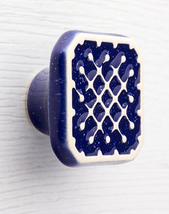 Gałka do mebli, ciemnoniebieska, wz.7, pracowniazona