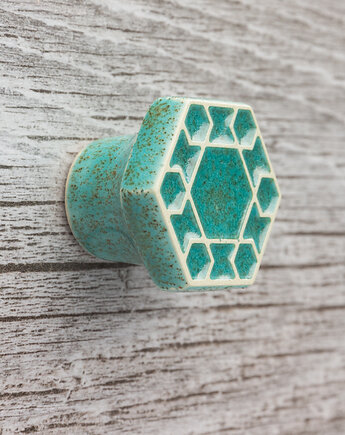 Gałka do mebli miętowa, wz.6, pracowniazona