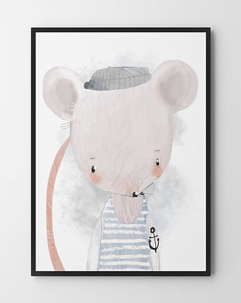 Plakat Szara myszka, OSOBY - Prezent dla męża