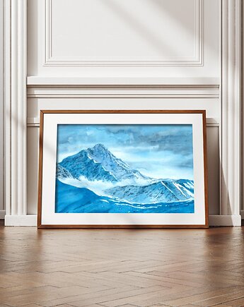 Tatry, Krywań  - akwarela A3, Katarzyna Wajda akwarela