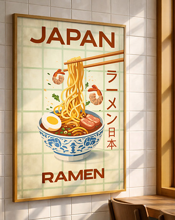 Plakat Ramen zupa, Project 8