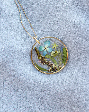 Naszyjnik wrzos & hortensja, Flores Jewellery