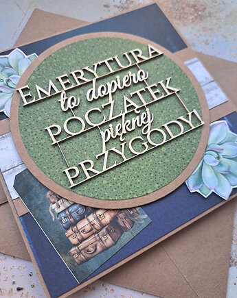 Kartka z okazji przejścia na emeryturę (koperta), Kartkodzielo