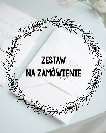 Zaproszenie na chrzciny ORIGAMI II, Papel