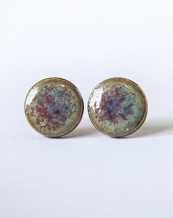 Kolczyki ceramiczne 8 mm, studnia ceramiczna