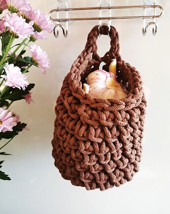 Koszyk na czosnek, cebulę i orzechy, Lana Design