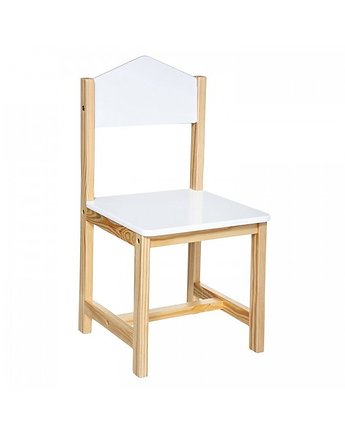 Krzesło Dziecięce Krzesełko Drewniane White, OSOBY - Prezent dla dziecka