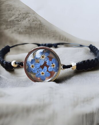 Bransoletka na czarnym rzemyku, Lovely Jewellery