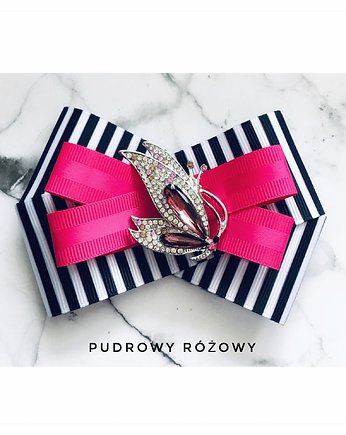 Brosza  z Motylem NOWOŚĆ, Pudrowy Różowy