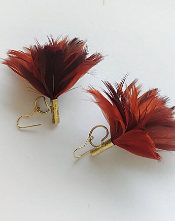 PIÓRKO kolczyki, Katarzyna Kaminska ART