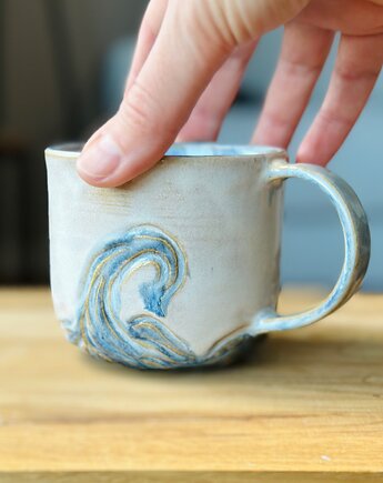 Kubek Fala, 350 ml, Ganna.pottery