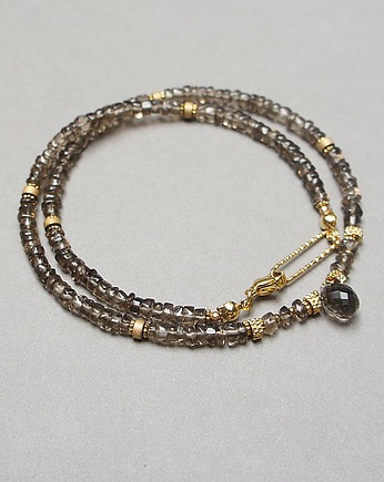 Kwarc dymny vol. 3 - choker /23.10.25/ Szlachetna kolekcja, KiKa pracownia