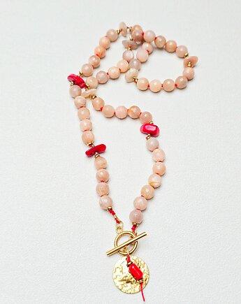 Naszyjnik Słoneczny z Czerwonym Akcentem, ILEA