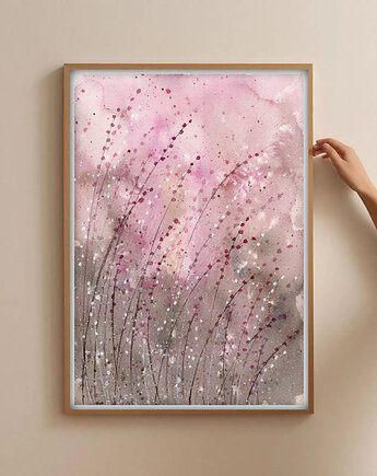 Oryginalna akwarela. Łąka A4, Malgorzata Domanska