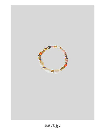 Mx&Mch pierścionek z perełkami, OSOBY - Prezent dla mamy na urodziny