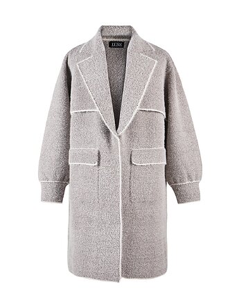 Długi płaszcz w kolorze brązowym, Australia Luxe