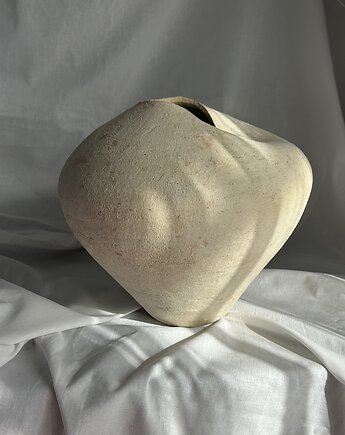 Wazon rzeźbiarski  Ręcznie wykonany wazon ceramiczny  Sand Dune, Aleksandra Straus Ceramics Studio