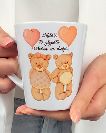 KUBEK LATTE Idealnie połączeni Walentynki, FarrowDesign