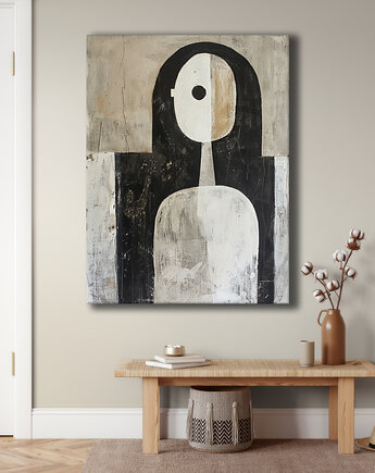 Geometria natury - Obraz na płótnie - Druk Blejtrama, Minimalizm, Loft #141, Black Sapphire Art