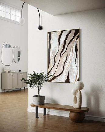 Obraz "Szczeliny milczenia" 80x120, Anna Maria Majkutewicz