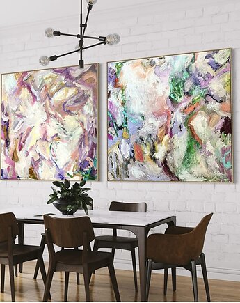 Zestaw obrazów 110x110 cm, Dorota Ferens