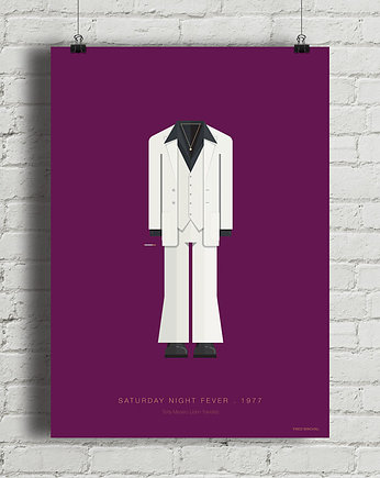 Plakat Gorączka Sobotniej Nocy, minimalmill