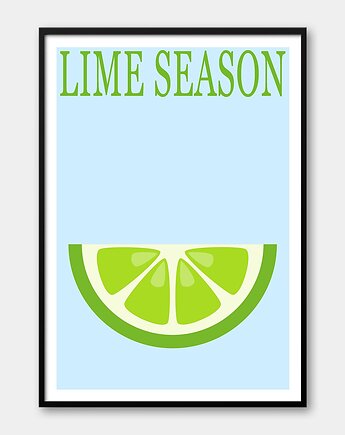 Plakat LIMONKA - LIME SEASON - z serii FRUIT SEASON, Pracownia Och Art