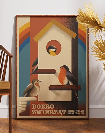 Plakat "Pomocna dłoń", Agata Małecka