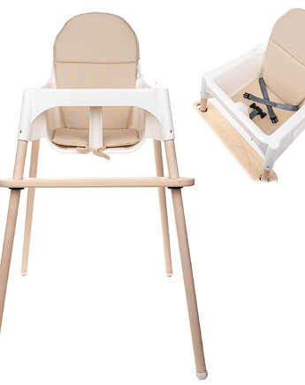 Poduszka do krzesełka IKEA Antilop - KREMOWY, aMami dladzieci