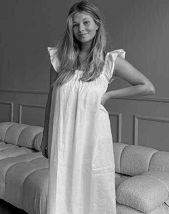 GERALDINE dress white, Makota i Studio