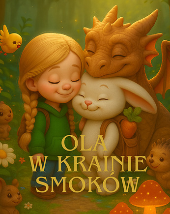 "Ola w krainie smoków" książeczka personalizowana, Nasza Bajeczka