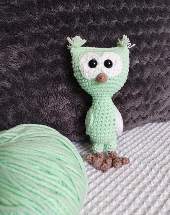 Mini sówka, sowa, szydlAnki