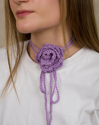 Róża na szyję fioletowa, DecMabu