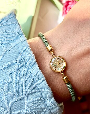 Bransoletka dzika marchew na perle, Frant Art Jewellery