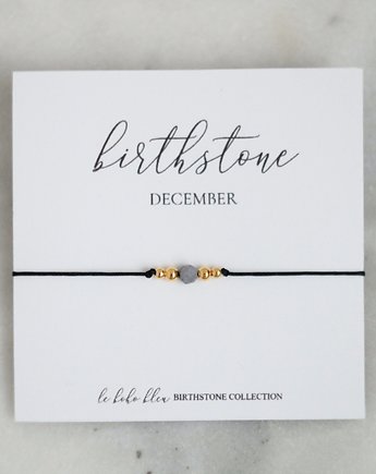 GRUDZIEŃ - DECEMBER Birthstone Bracelet, Le Boho Bleu